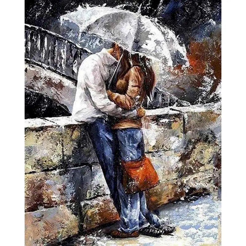 5DDpaints.com arts and crafts kit 99034 / 50x65cm no frame Romantic Moments Paint by Numbers Collection – DIY Canvas Art Kit