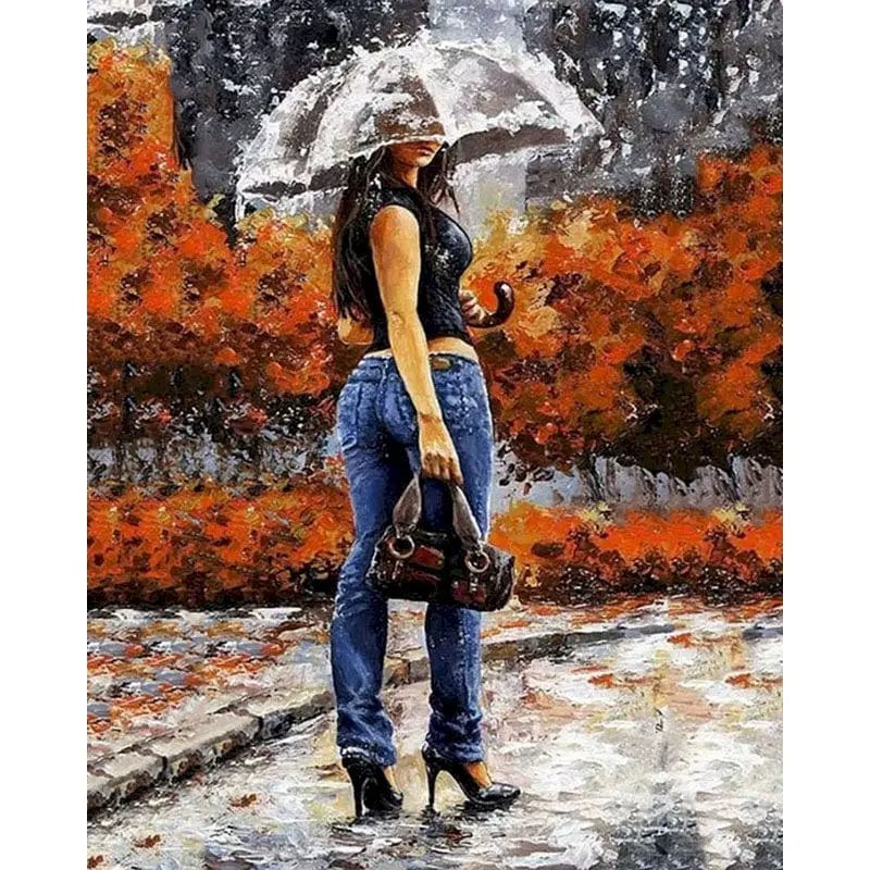 5DDpaints.com arts and crafts kit 99425 / 50x65cm no frame Romantic Moments Paint by Numbers Collection – DIY Canvas Art Kit