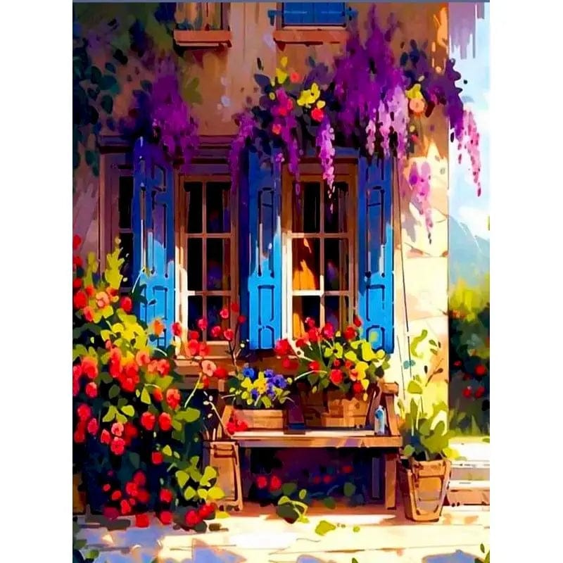 5DDpaints.com arts and crafts kit 9966968 / 40x50cm no frame Charming Vistas Paint by Numbers Collection – DIY Scenic Art Kits