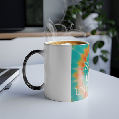 Printify Mug 11oz A Splash of the Unexpected Color Morphing Mug – Heat-Reactive Tie-Dye Coffee Cup (11oz)