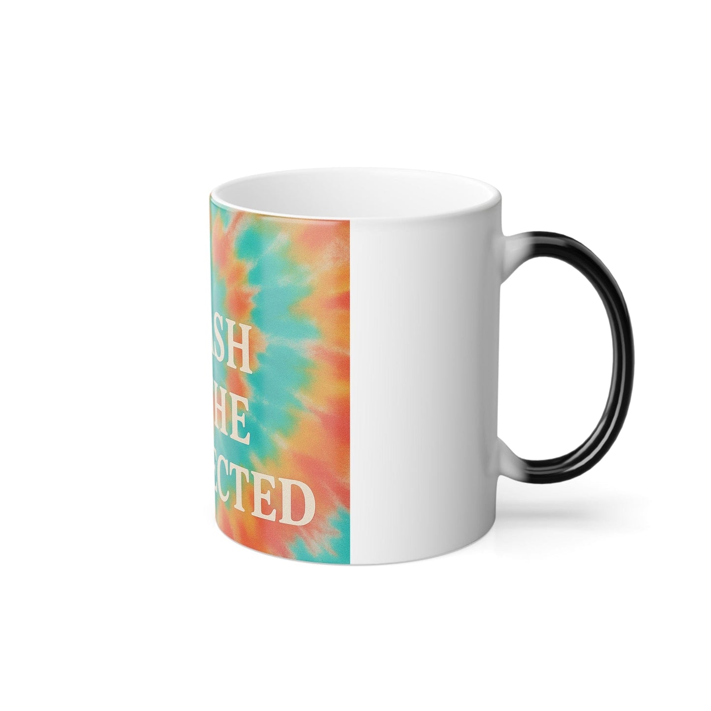 Printify Mug 11oz A Splash of the Unexpected Color Morphing Mug – Heat-Reactive Tie-Dye Coffee Cup (11oz)