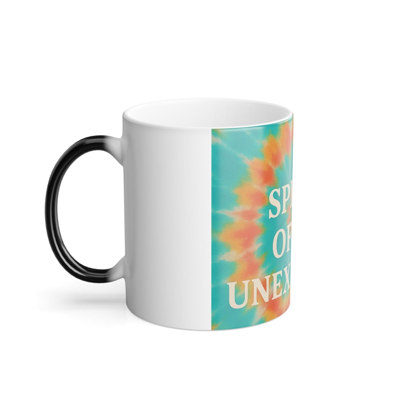 Printify Mug 11oz A Splash of the Unexpected Color Morphing Mug – Heat-Reactive Tie-Dye Coffee Cup (11oz)