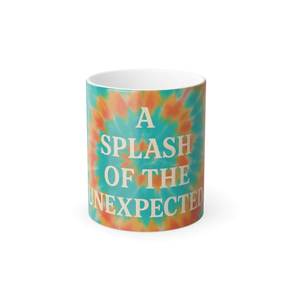 Printify Mug 11oz A Splash of the Unexpected Color Morphing Mug – Heat-Reactive Tie-Dye Coffee Cup (11oz)