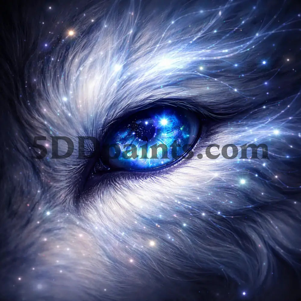 5DDPaints.com Art & Craft Kits Wolf Spirit Eye / 20x20cm / Square (AB Drills) Eyes of the Mythical – Fantasy Creature Eye Diamond Painting Collection