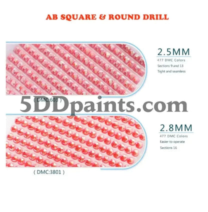 5DDPaints.com arts and crafts kit AB Drills - Gingerbread Wishes Diamond Painting Kit