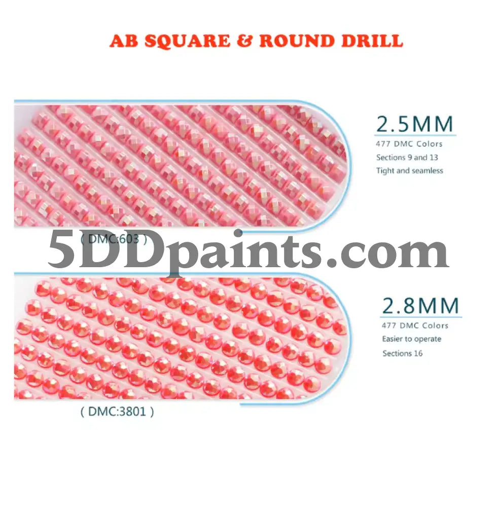 5DDPaints.com home decor (AB Drills) Moonlit Snowy Owl & Crystal Blossoms Diamond Painting Kit