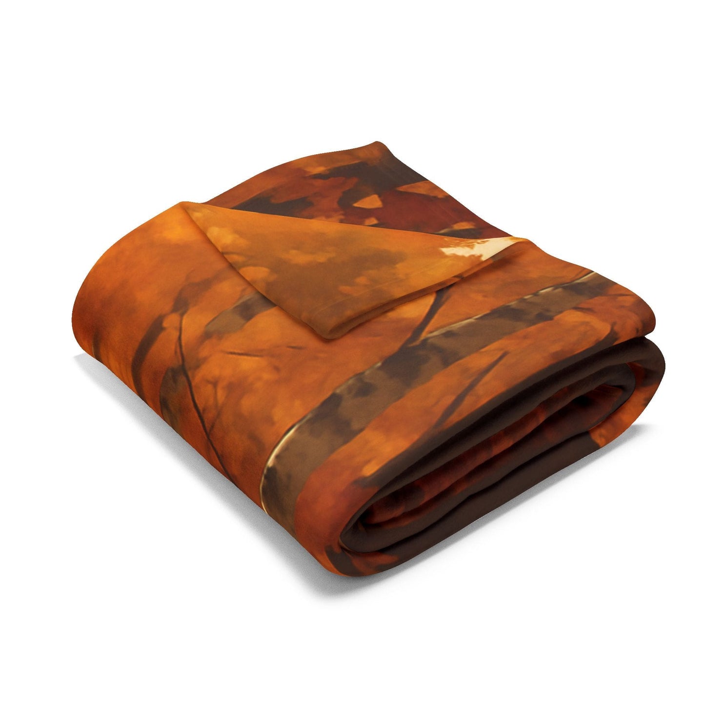 Printify Home Decor Autumn Forest Arctic Fleece Blanket - Cozy Fall Decor