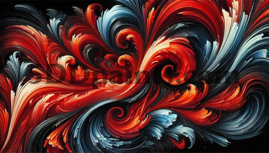 5DDPaints.com Art & Craft Kits Blazing Inferno Flame Diamond Painting Kit (Large Canvas)