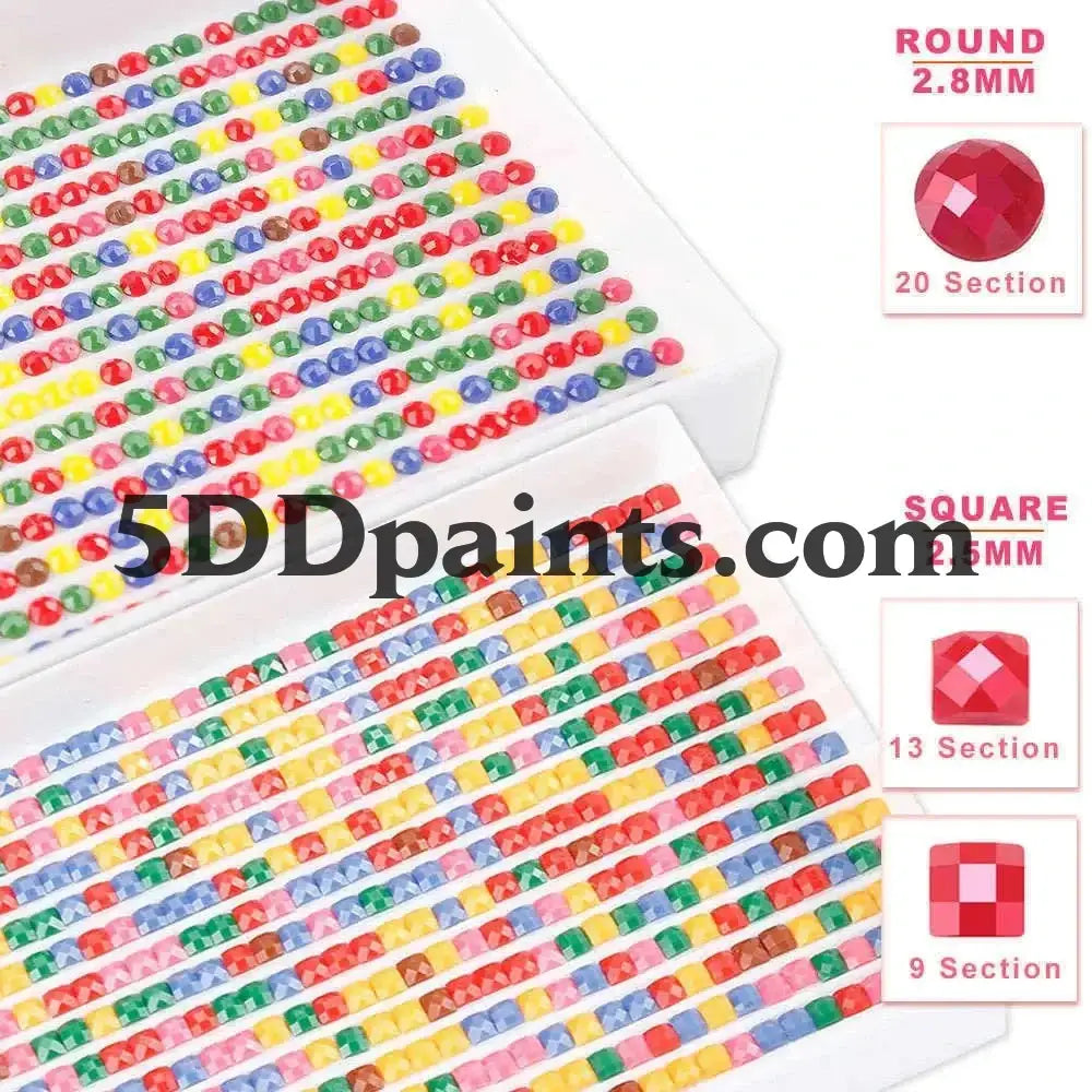 5DDPaints.com arts and crafts kit Blooming Hydrangea Garden Diamond Painting Kit – Serene Floral Elegance