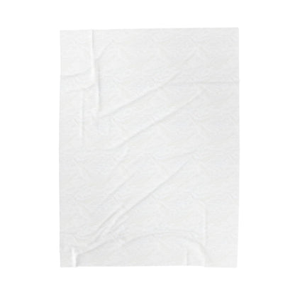 Printify All Over Prints Blue Santa Velveteen Plush Blanket – Enchanted Winter Woodland Throw (60x80)