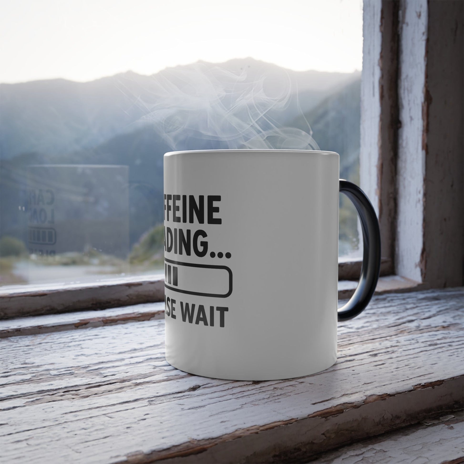 Printify Mug 11oz Caffeine Loading Color Morphing Mug