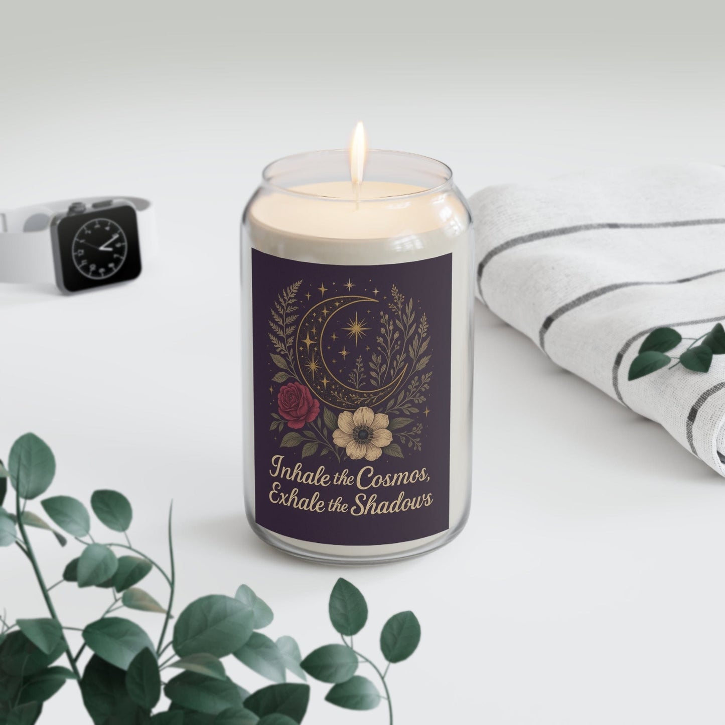 Printify Home Decor Celestial Scented Soy Candle – Hand-Poured Aromatherapy Gift