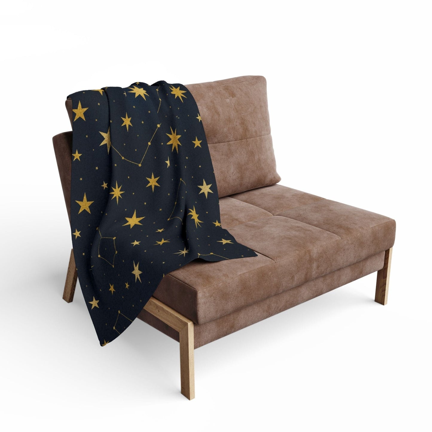 Printify Home Decor Cosmic Stars Fleece Blanket – Cozy Starry Nights Throw