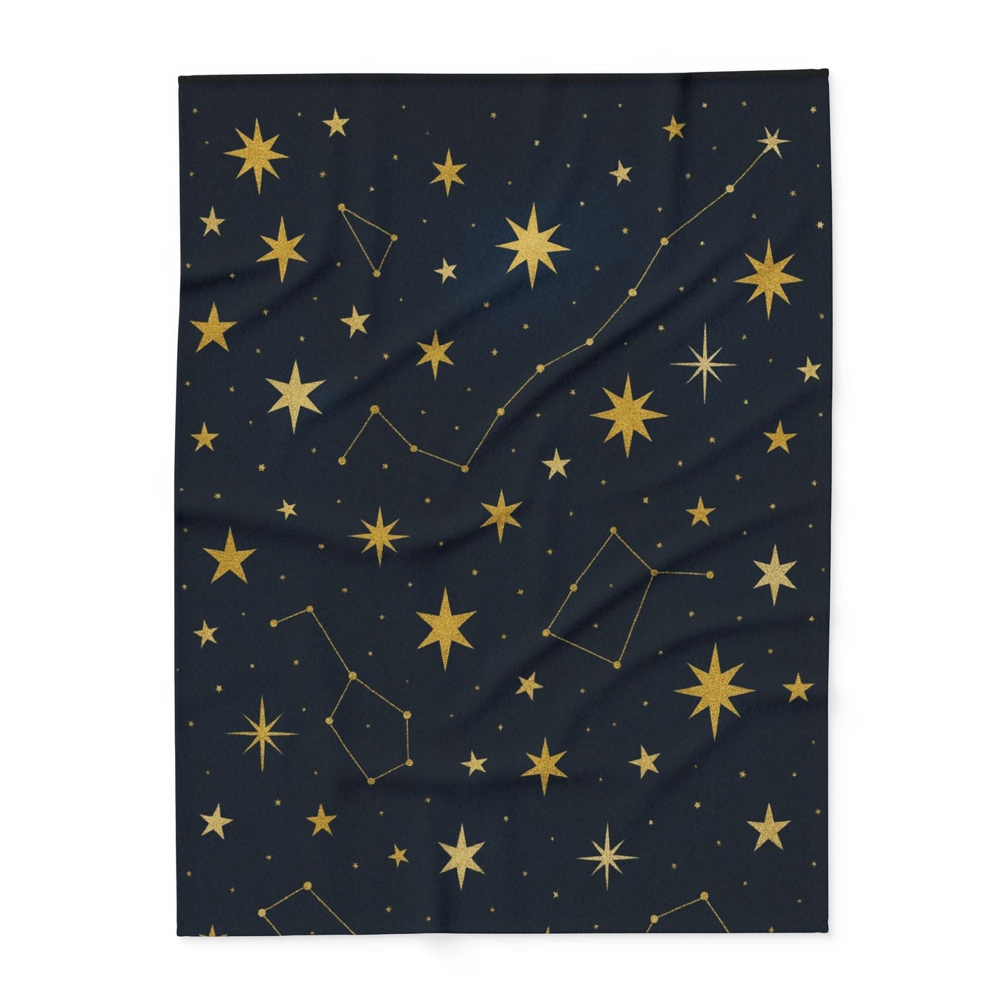 Printify Home Decor 60" × 80" Cosmic Stars Fleece Blanket – Cozy Starry Nights Throw