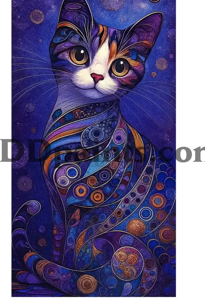 5DDPaints.com Art & Craft Kits Cosmic Whiskers Diamond Painting Kit