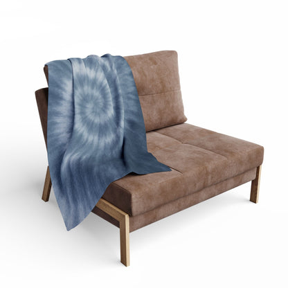 Printify Home Decor Cozy Tie-Dye Fleece Blanket | Soft Arctic Throw