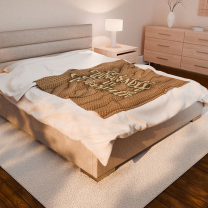 Printify All Over Prints Cozy Velveteen Plush Blanket | Wrap Yourself in Warmth | Perfect for Winter