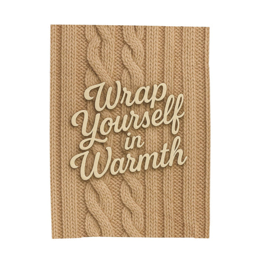 Printify All Over Prints 60" × 80" Cozy Velveteen Plush Blanket | Wrap Yourself in Warmth | Perfect for Winter