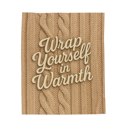 Printify All Over Prints 50" × 60" Cozy Velveteen Plush Blanket | Wrap Yourself in Warmth | Perfect for Winter