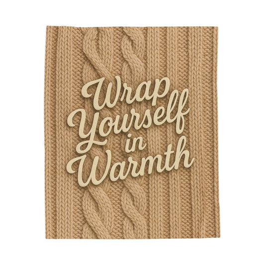 Printify All Over Prints 50" × 60" Cozy Velveteen Plush Blanket | Wrap Yourself in Warmth | Perfect for Winter