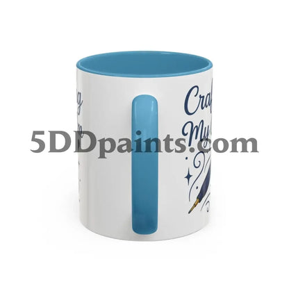 Printify Mug Crafting My Calm – Accent Mug for Diamond Painters - 11oz & 15oz