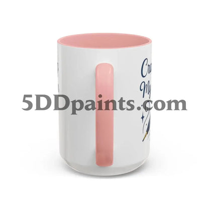 Printify Mug Crafting My Calm – Accent Mug for Diamond Painters - 11oz & 15oz