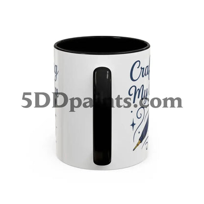 Printify Mug Crafting My Calm – Accent Mug for Diamond Painters - 11oz & 15oz