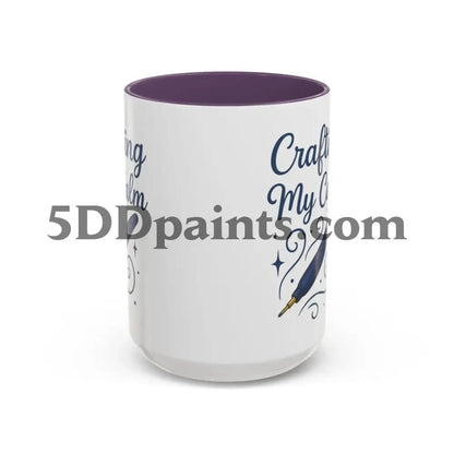 Printify Mug Crafting My Calm – Accent Mug for Diamond Painters - 11oz & 15oz