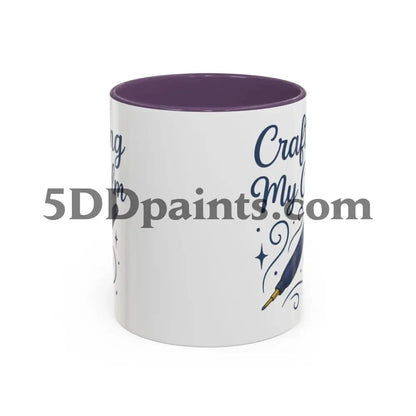 Printify Mug Crafting My Calm – Accent Mug for Diamond Painters - 11oz & 15oz