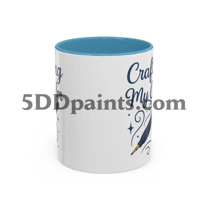 Printify Mug Crafting My Calm – Accent Mug for Diamond Painters - 11oz & 15oz