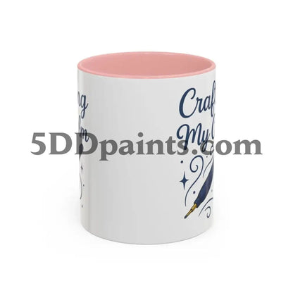 Printify Mug Crafting My Calm – Accent Mug for Diamond Painters - 11oz & 15oz