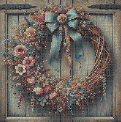 5DDPaints.com arts and crafts kit Decorative Hanging Wreaths Diamond Painting