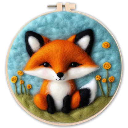 5DDpaints.com arts and crafts kit MZH-233-2020-XP / 20x20cm Deluxe Animal and Fantasy Felt Painting Kits – Choose from Unicorn, Lion, Dragon, Swan, or Tiger