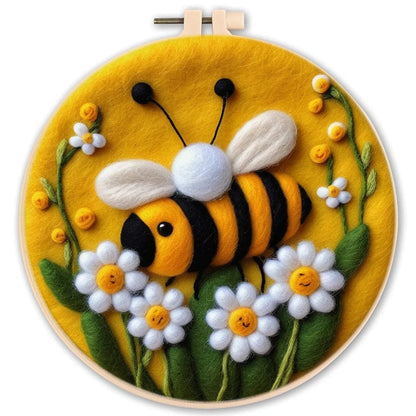 5DDpaints.com arts and crafts kit MZH-148-2020-XP / 20x20cm Deluxe Animal and Fantasy Felt Painting Kits – Choose from Unicorn, Lion, Dragon, Swan, or Tiger