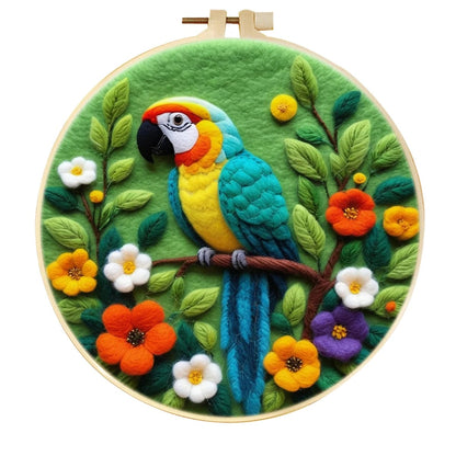 5DDpaints.com arts and crafts kit MZH-729-2020-XP / 20x20cm Deluxe Animal and Fantasy Felt Painting Kits – Choose from Unicorn, Lion, Dragon, Swan, or Tiger