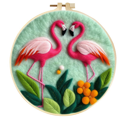 5DDpaints.com arts and crafts kit MZH-739-2020-XP / 20x20cm Deluxe Animal and Fantasy Felt Painting Kits – Choose from Unicorn, Lion, Dragon, Swan, or Tiger