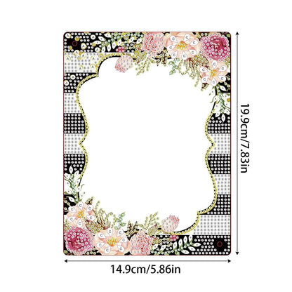5DDpaints.com arts and crafts kit Flowers Diamond Art Painting Desktop Ornament Picture Frame Kit