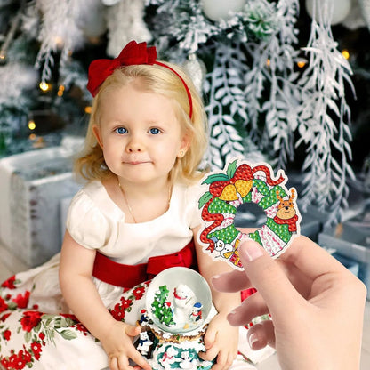 5DDpaints.com arts and crafts kit Diamond Painting Keychain Christmas Kit
