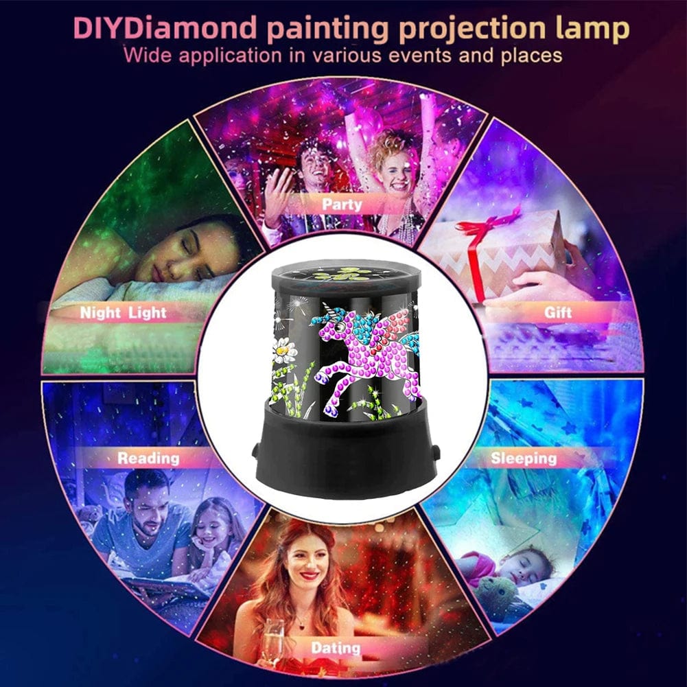 5DDpaints.com arts and crafts kit Diamond Painting  Lamp Set Diamond Painting