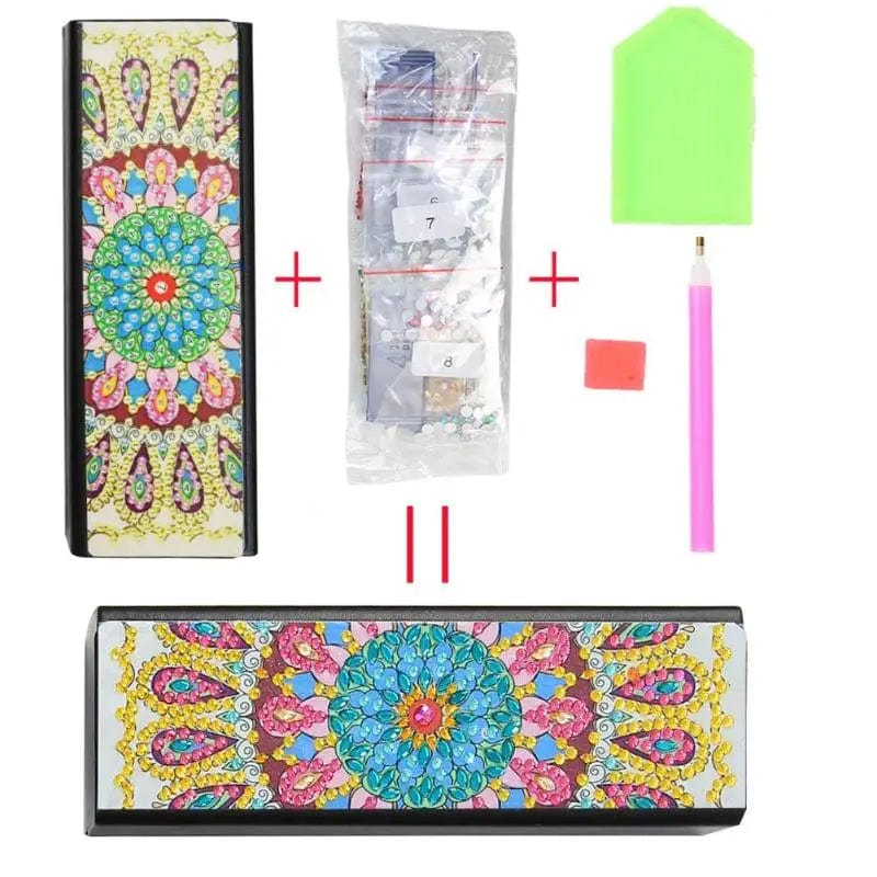 Amazello 11 / CHINA DIY Diamond Painting Glasses Storage Box