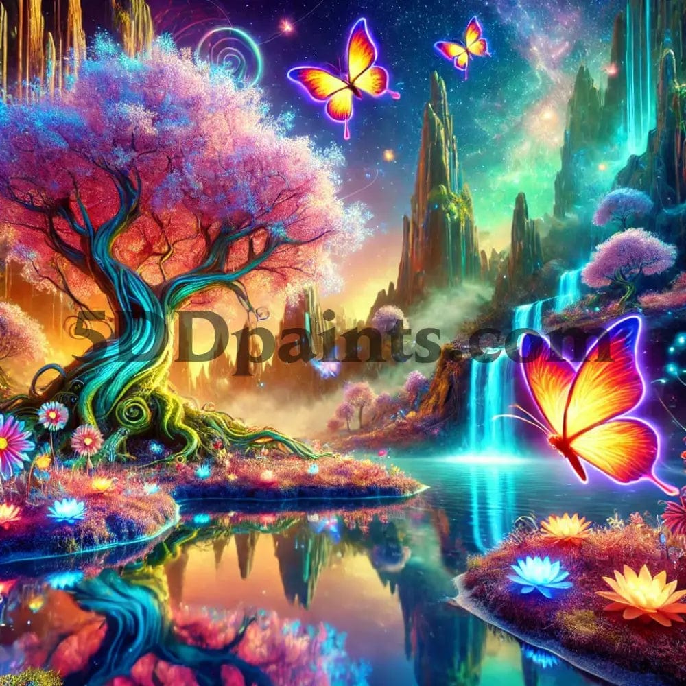 Amazello arts and crafts kit Dreamscape of Enchanted Colors