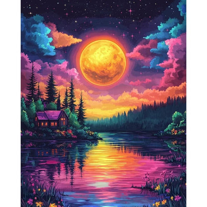 5DDpaints.com arts and crafts kit 9965826 / 50x65cm no frame Dreamscapes Paint by Numbers Mini Collection - Artistic Escapes for Your Canvas