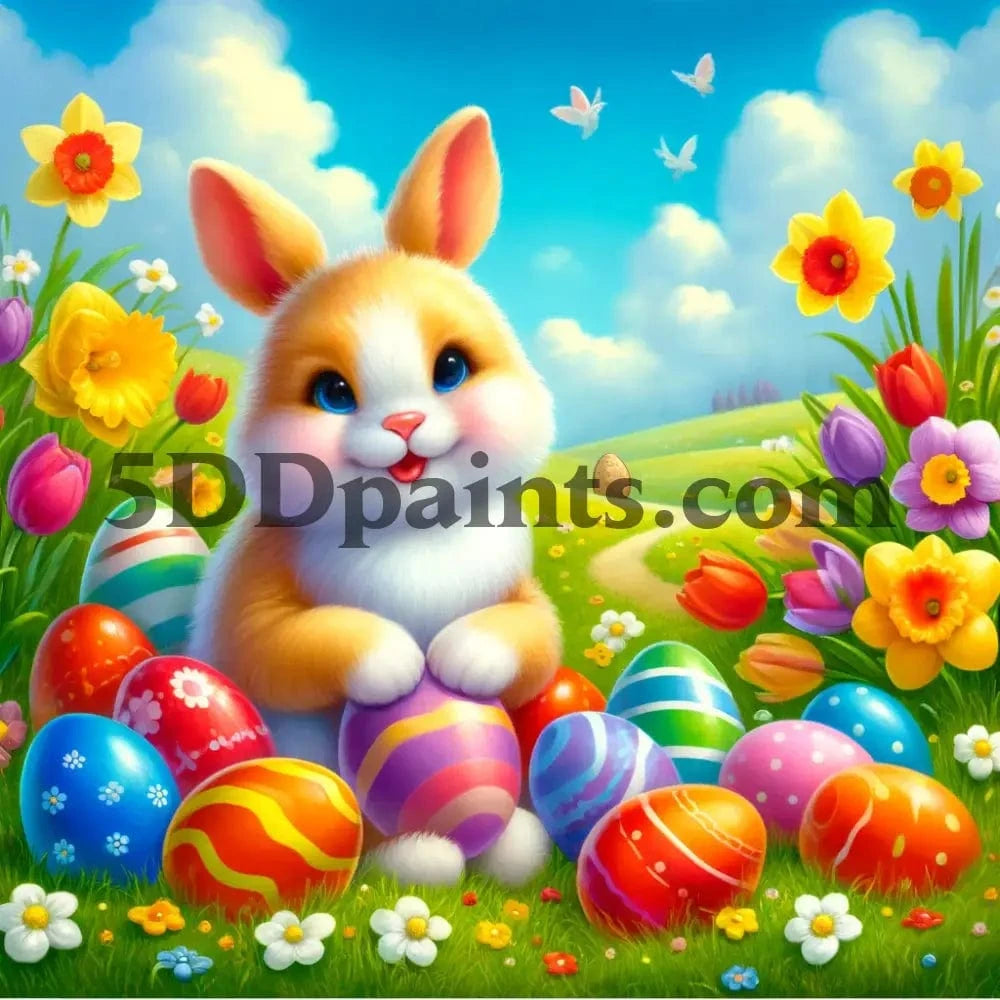 5DDPaints.com arts and crafts kit 20x20cm square / A Easter Blessings Diamond Painting Collection