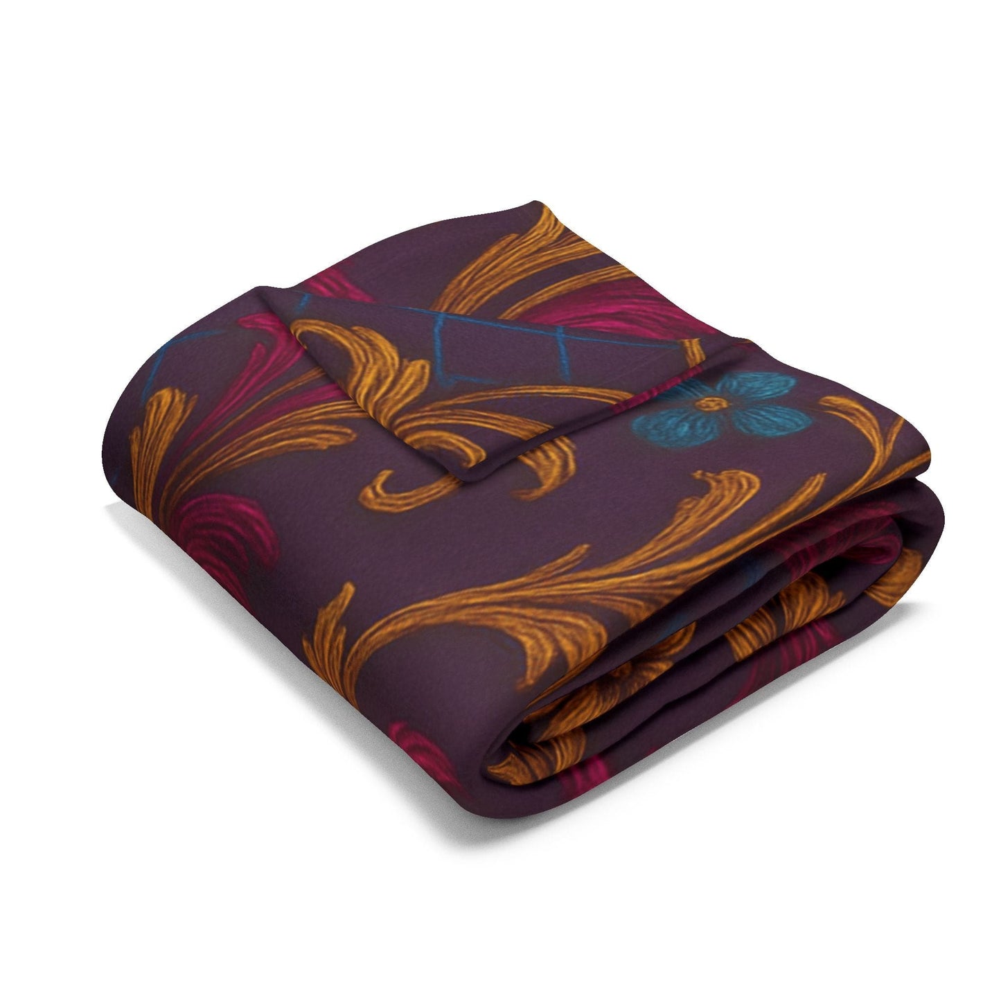 Printify Home Decor Elegant Floral Arctic Fleece Blanket