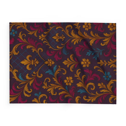 Printify Home Decor Elegant Floral Arctic Fleece Blanket