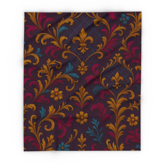 Printify Home Decor 50" × 60" Elegant Floral Arctic Fleece Blanket