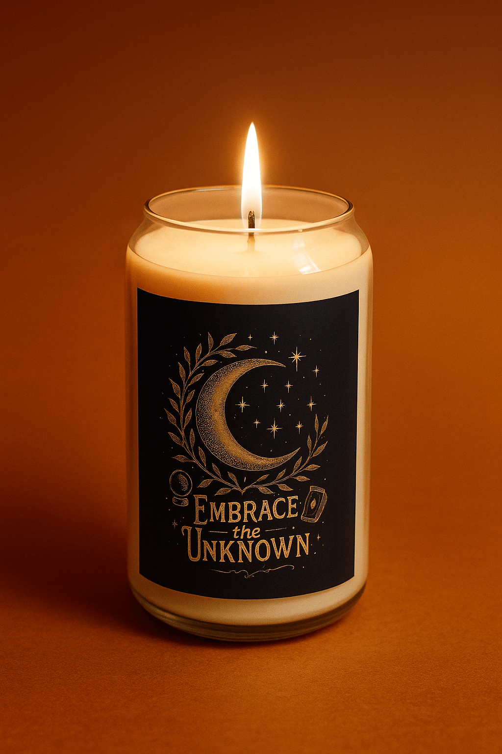 Printify Home Decor Embrace the Unknown – Scented Soy Candle