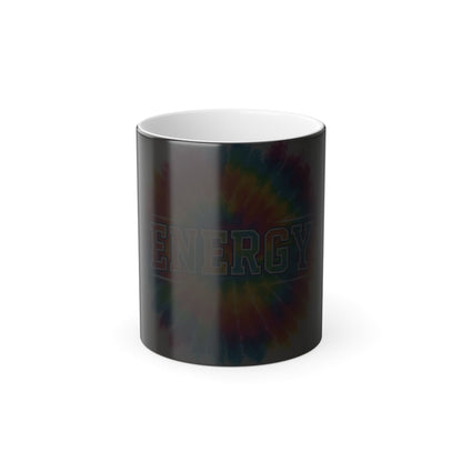 Printify Mug 11oz Energy Tie-Dye Color Morphing Mug