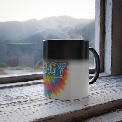 Printify Mug 11oz Energy Tie-Dye Color Morphing Mug