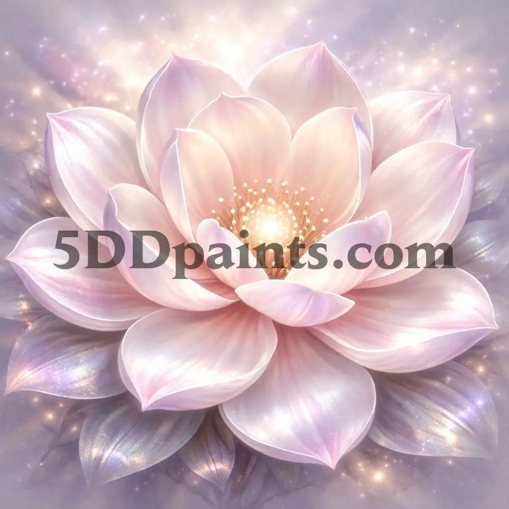 5DDPaints.com arts and crafts kit Ethereal Magnolia Diamond Painting Kit